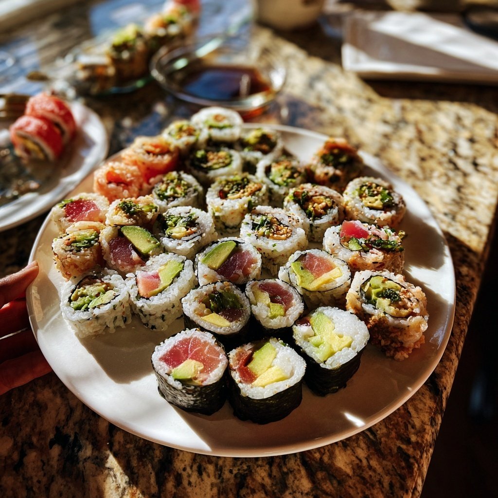 Global Japanese Sushi Rolls