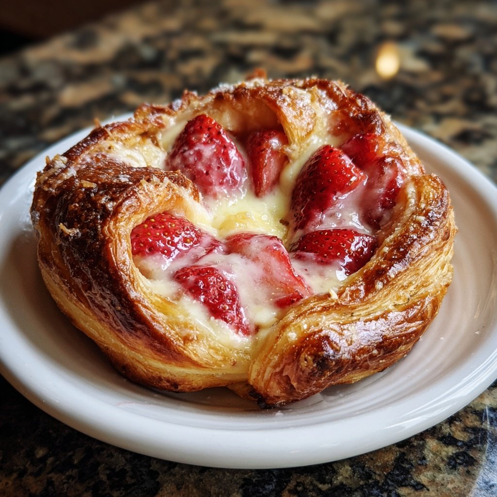 Strawberry Cream Cheese Danish