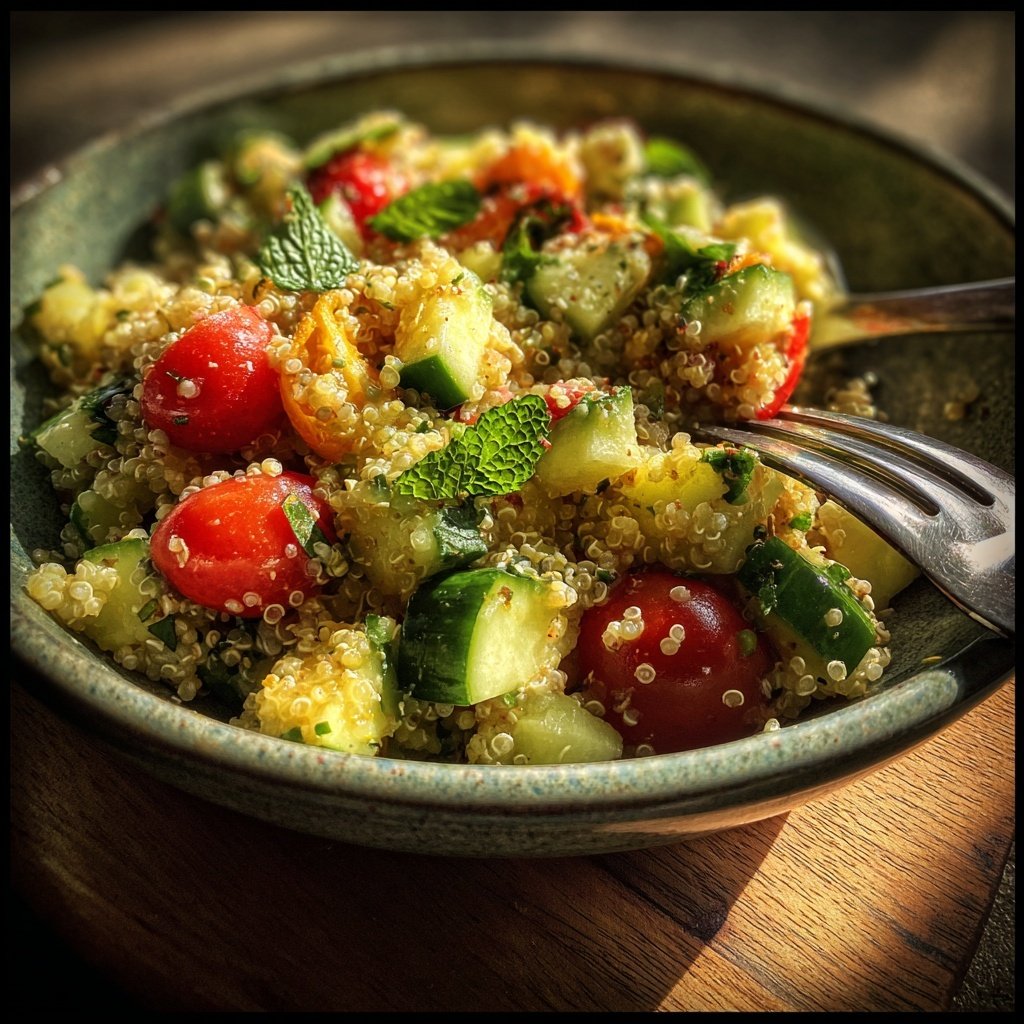 Healthy Avocado Quinoa Salad