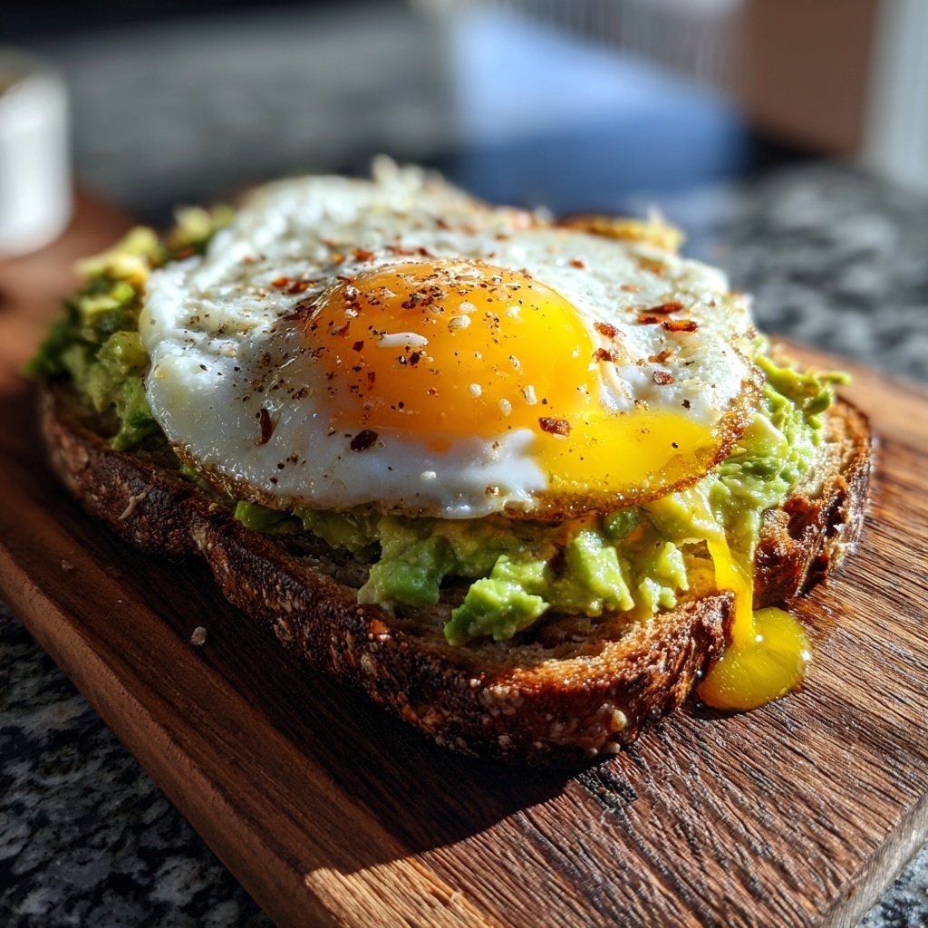 Sunny Side Up Salmon Avocado Toast