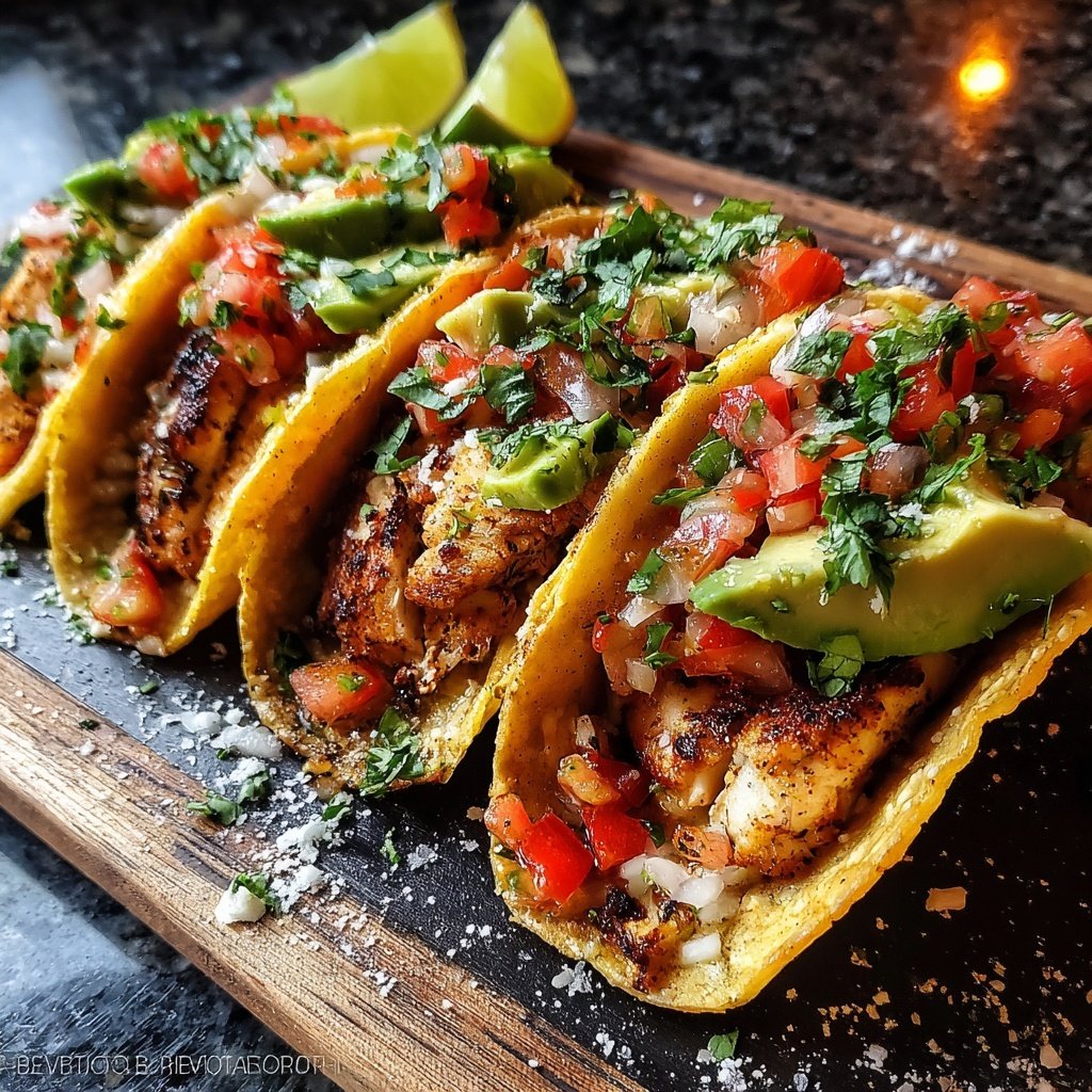 Global Mexican Chicken Tacos