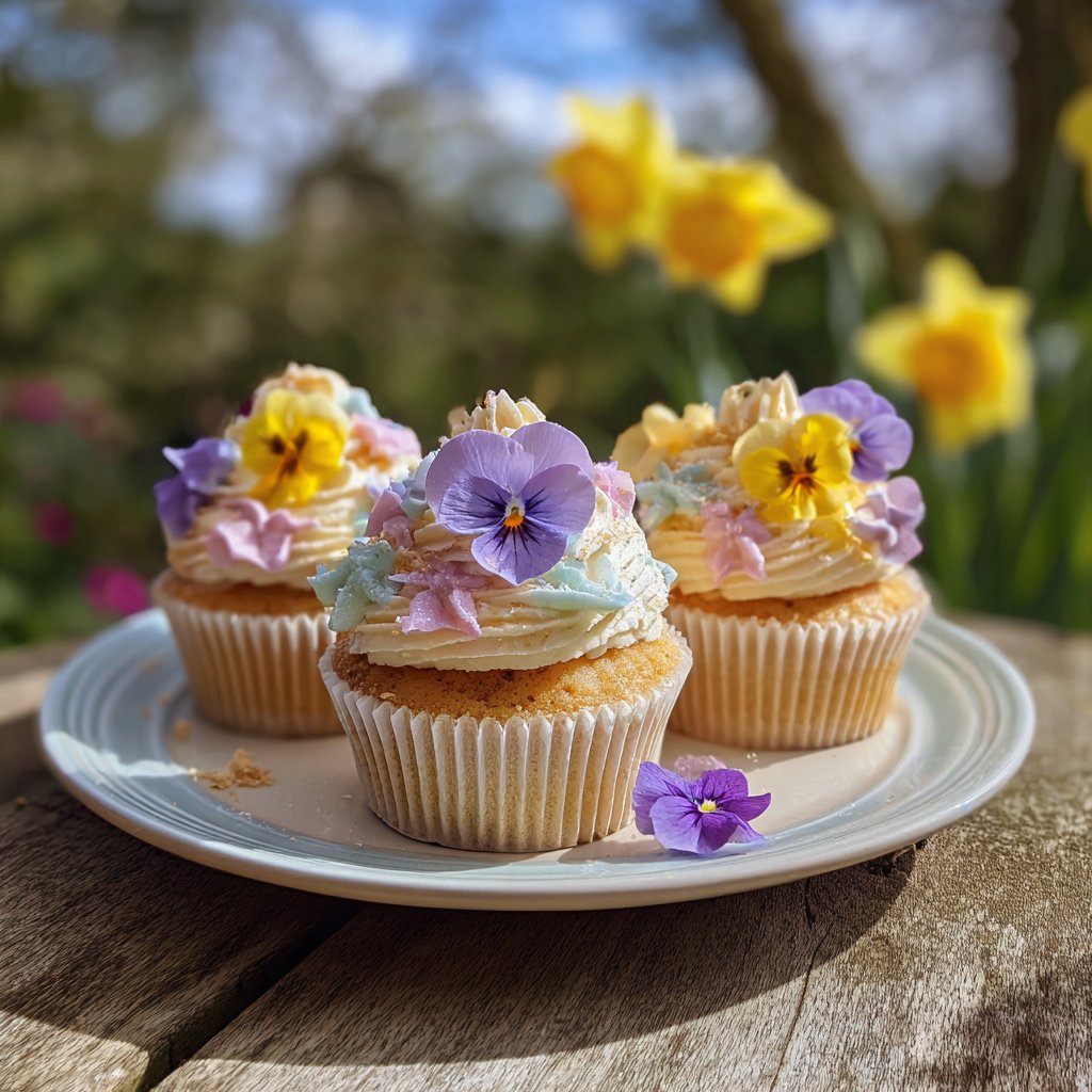 Charming Garden Party Cupcakes