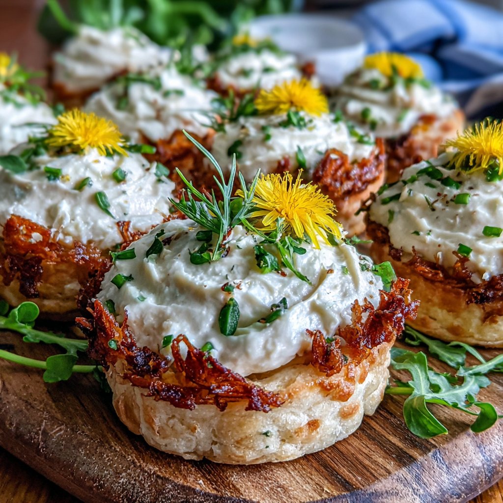Fancy Dandelion Tea Party Treats