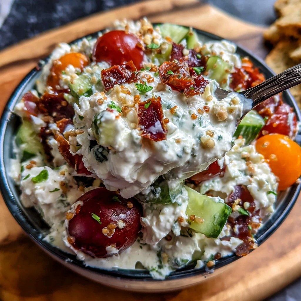 Cottage Cheese Veggie Bowl